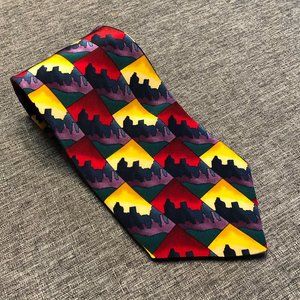 Jerry Garcia Men’s Silk Tie - “Dawn At The Ritz C… - image 1